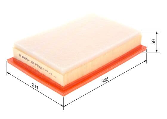 Hava filtresi elemanı, Motor 5