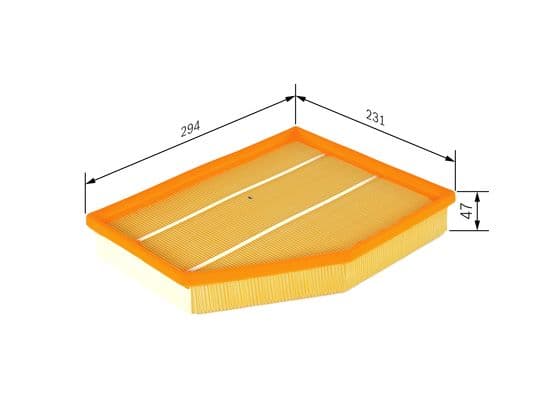 Hava filtresi elemanı, Motor 1