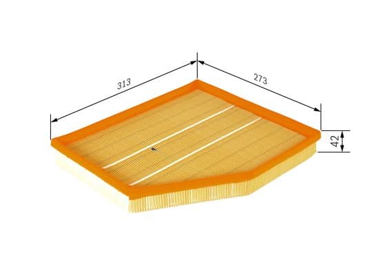 Hava filtresi elemanı, Motor 1