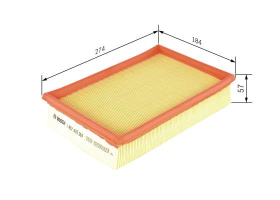 Hava filtresi elemanı, Motor 1