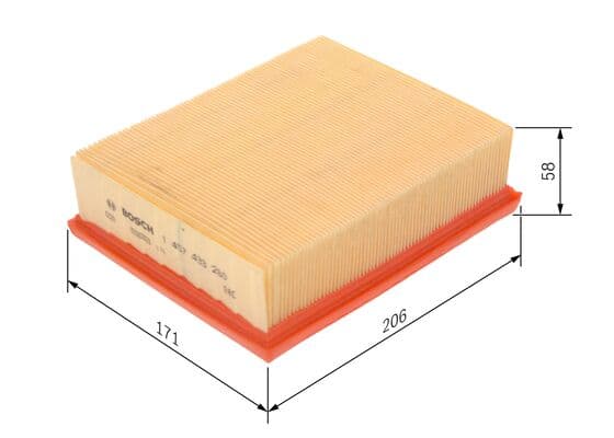 Hava filtresi elemanı, Motor 1