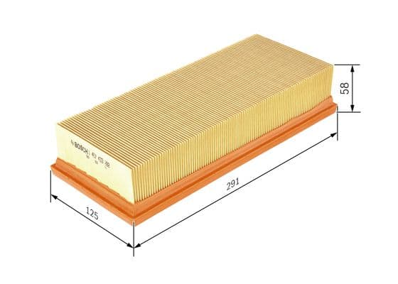 Hava filtresi elemanı, Motor 1