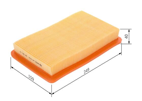 Hava filtresi elemanı, Motor 1