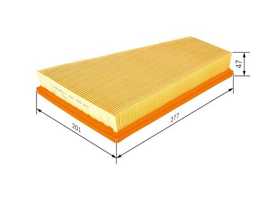 Hava filtresi elemanı, Motor 1