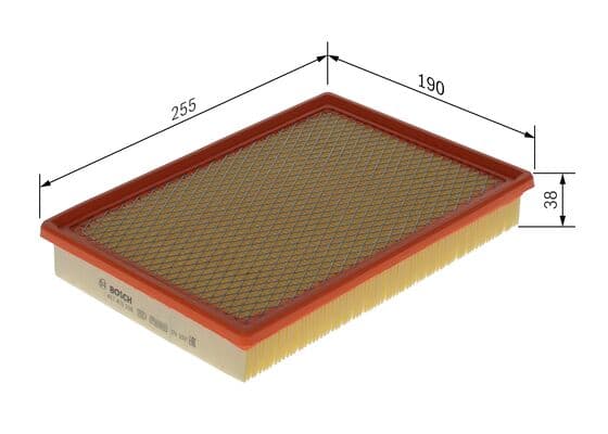Hava filtresi elemanı, Motor 5