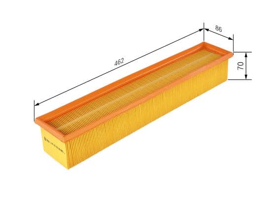 Hava filtresi elemanı, Motor 1