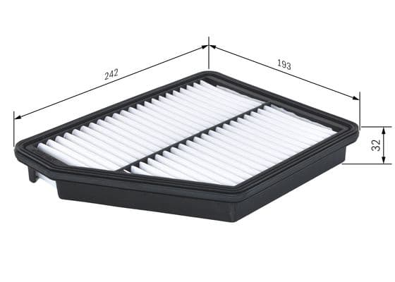 Hava filtresi elemanı, Motor 1