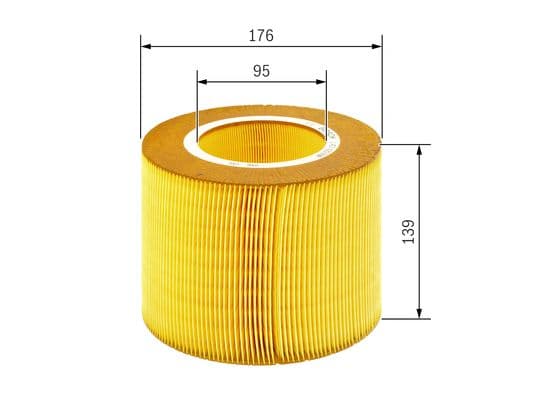 Hava filtresi elemanı, Motor 1
