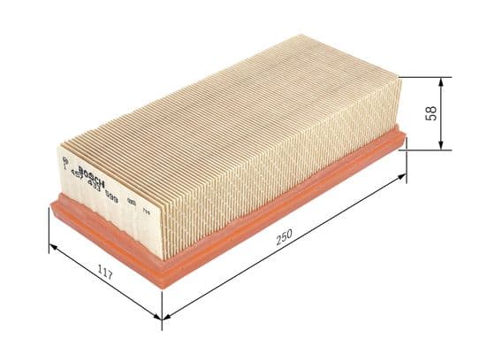 Hava filtresi elemanı, Motor 1