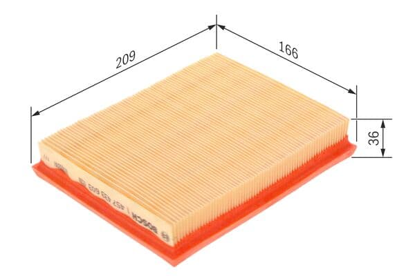 Hava filtresi elemanı, Motor 1