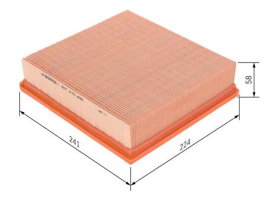 Hava filtresi elemanı, Motor 1