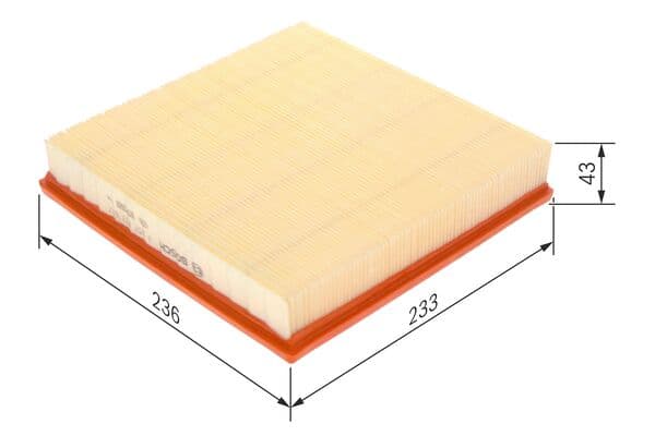 Hava filtresi elemanı, Motor 1