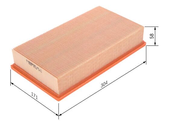 Hava filtresi elemanı, Motor 1