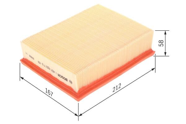 Hava filtresi elemanı, Motor 1