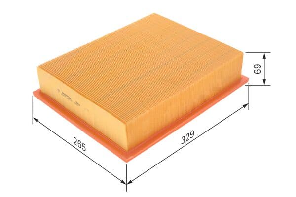 Hava filtresi elemanı, Motor 1