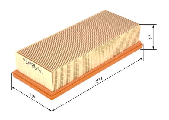Hava filtresi elemanı, Motor 1