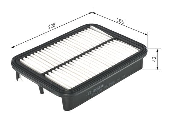 Hava filtresi elemanı, Motor 1