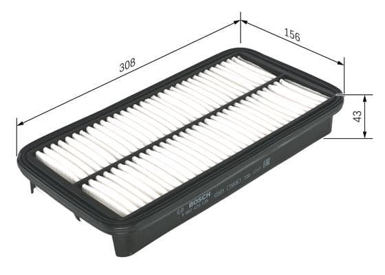 Hava filtresi elemanı, Motor 1