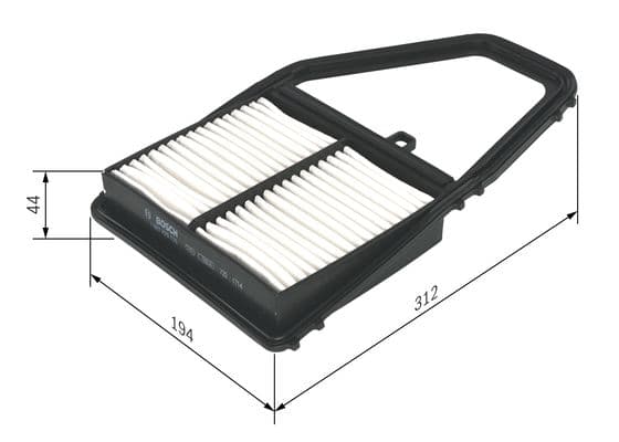 Hava filtresi elemanı, Motor 1