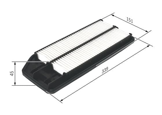 Hava filtresi elemanı, Motor 1