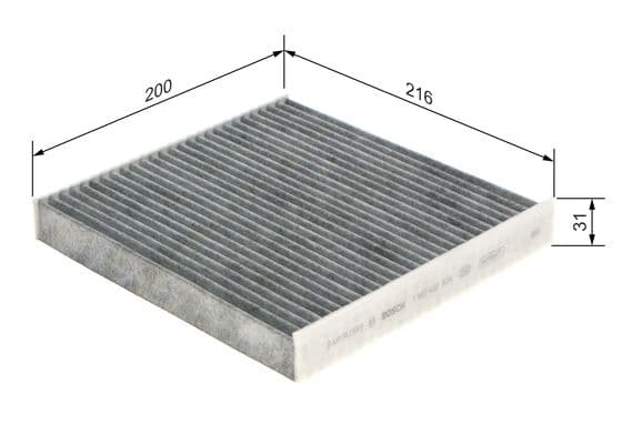 İç mekan aktif karbon filtresi 1
