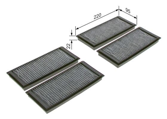 İç mekan aktif karbon filtresi 5