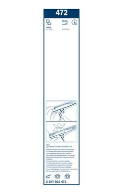 Silecek lastiği, set 6