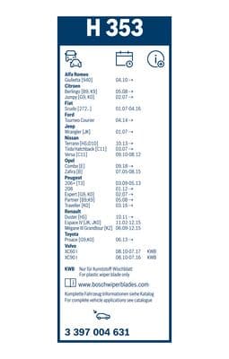 Cam silecek mesnedi, arka 6