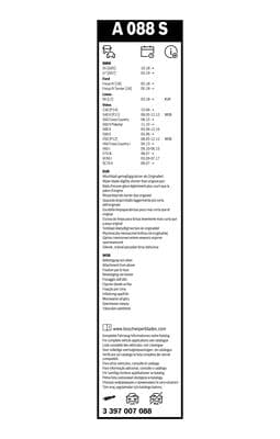 Aerotwin silecek, Set 7