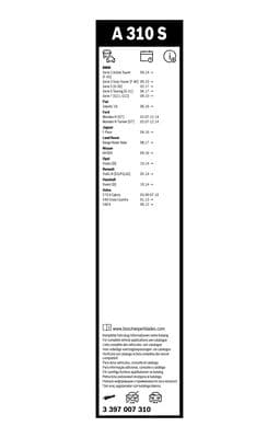 Aerotwin silecek, Set 8