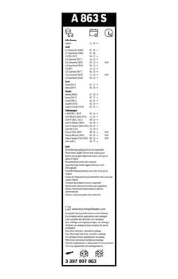 Aerotwin silecek, Set 7