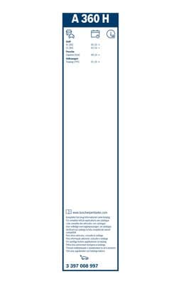 Aerotwin silecek, Arka 3