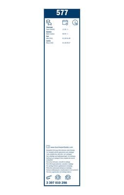 Silecek lastiği, set 6