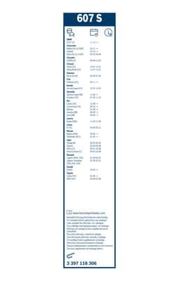 Spoiler silecek süpürgesi, Set 6