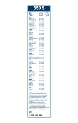 Spoiler silecek süpürgesi, Set 6