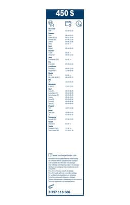 Spoiler silecek süpürgesi, Set 6