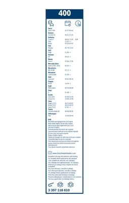 Silecek lastiği, set 5