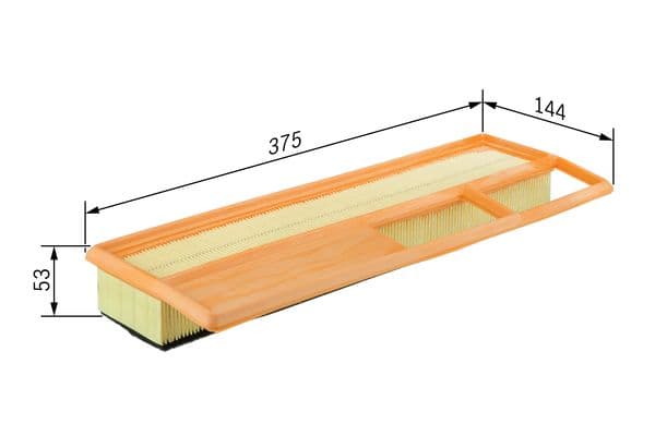 Hava filtresi elemanı, Motor 1