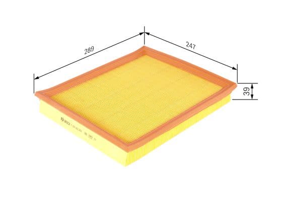 Hava filtresi elemanı, Motor 1