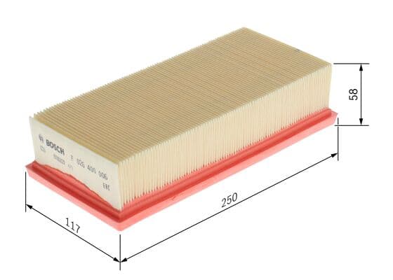 Hava filtresi elemanı, Motor 1