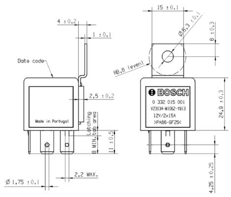 Röle, kilitleyici- 8