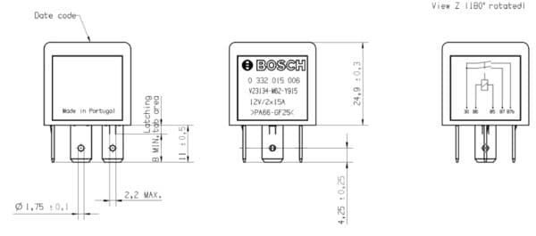 Röle, kilitleyici- 8