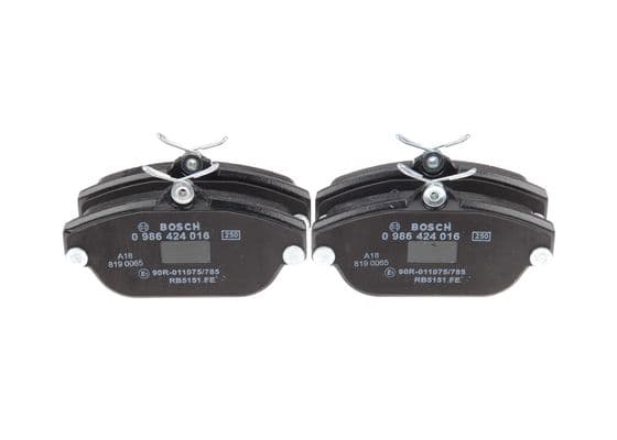 Diskli fren balatası seti; ön 1