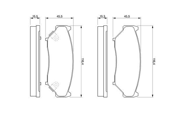 Diskli fren balatası seti; ön 5