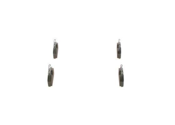 Diskli fren balatası seti; arka 4