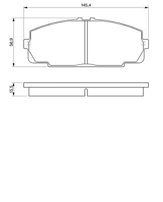 Diskli fren balatası seti; ön 5