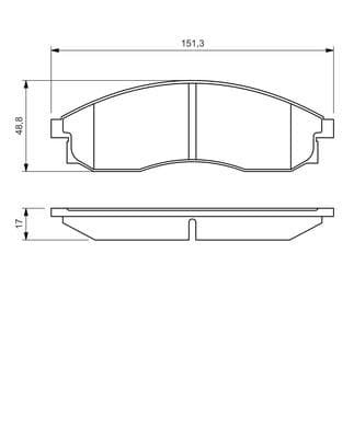 Diskli fren balatası seti; ön 7