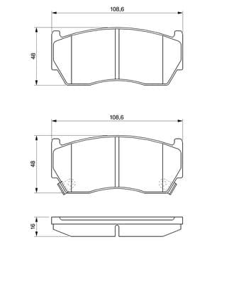 Diskli fren balatası seti; ön 7
