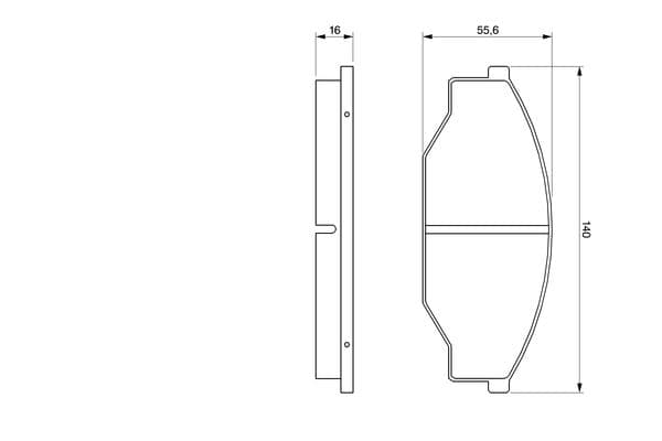 Diskli fren balatası seti; ön 8