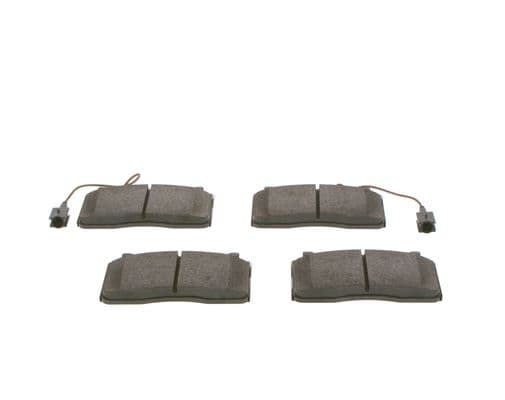 Diskli fren balatası seti; ön 5